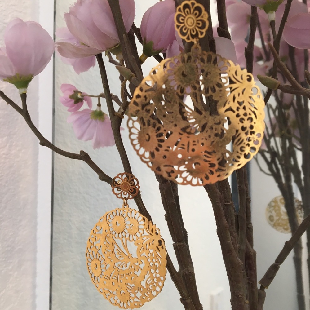 Cute circle earrings